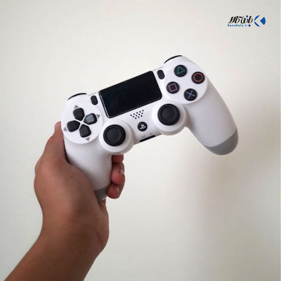 دسته بازی ps4 های کپی رنگ سفید