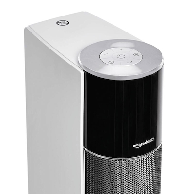 بخاری برقی سرامیکی ایستاده Amazon Basics مدل Tower Heater – گرمایش قدرتمند و بهینه با توان 2200 وات